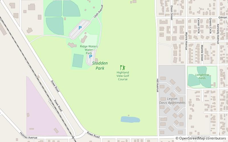 Highland View Golf Course location map