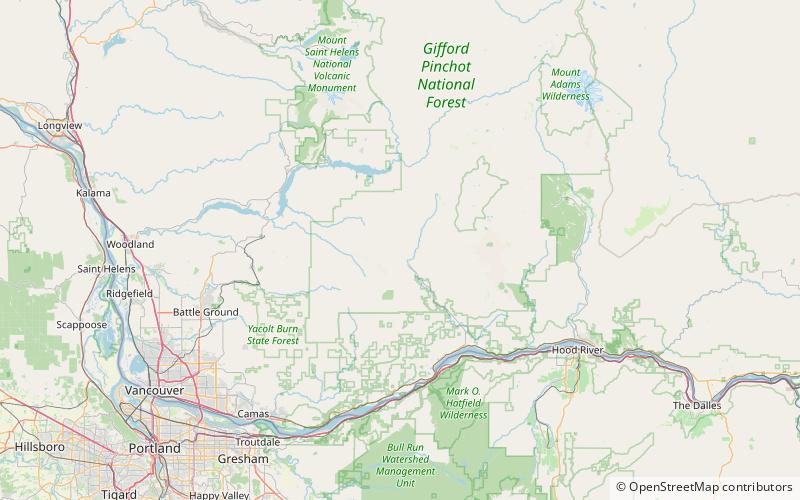 Marble Mountain-Trout Creek Hill location map