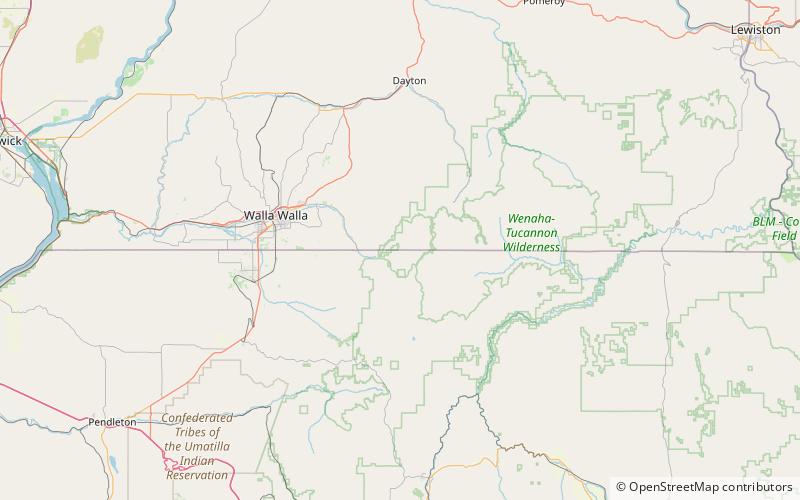 Walla Walla Valley AVA location map