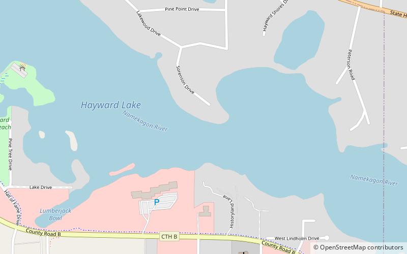 lake hayward location map