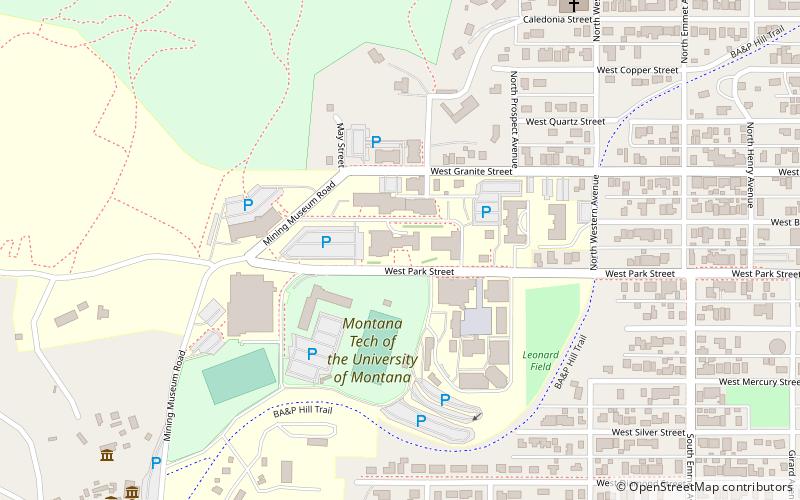 Montana Tech of the University of Montana location map