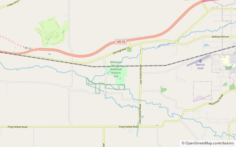 Whitman Mission National Historic Site location map