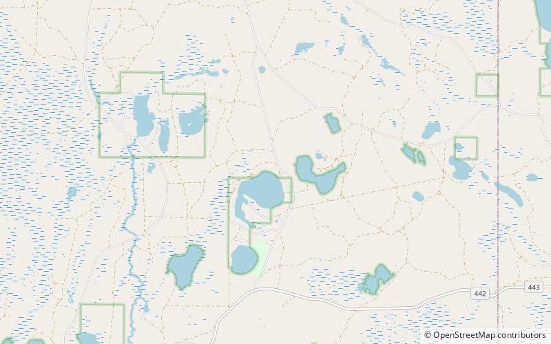 gooseneck lake iv site grand island national recreation area location map