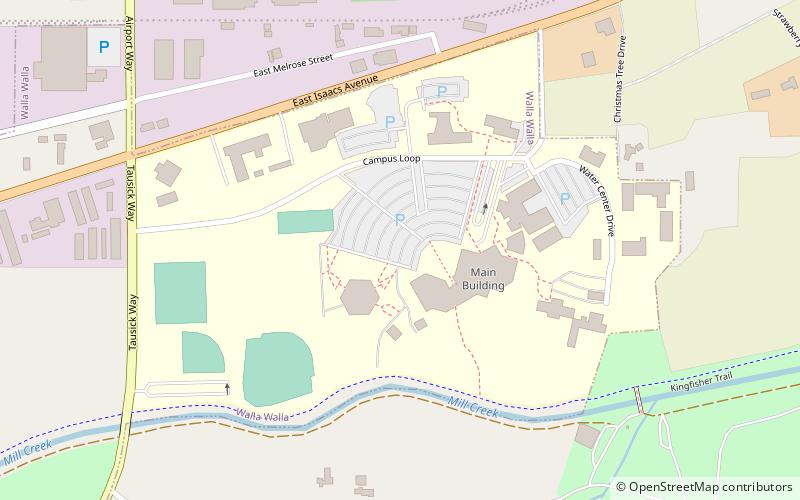 Walla Walla Community College location map