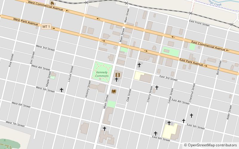 Washoe Theater location map
