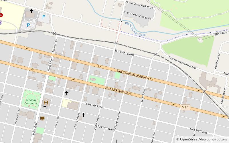 Anaconda City Hall location map