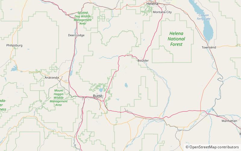 Boulder Mountains location map