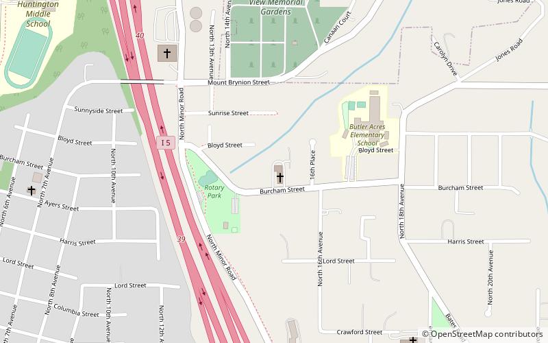 East Hills Alliance Church location map