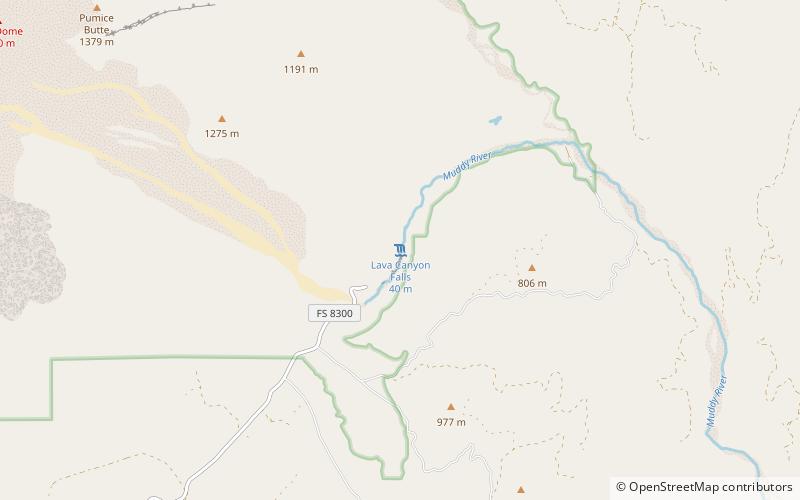 lava canyon falls mont saint helens location map