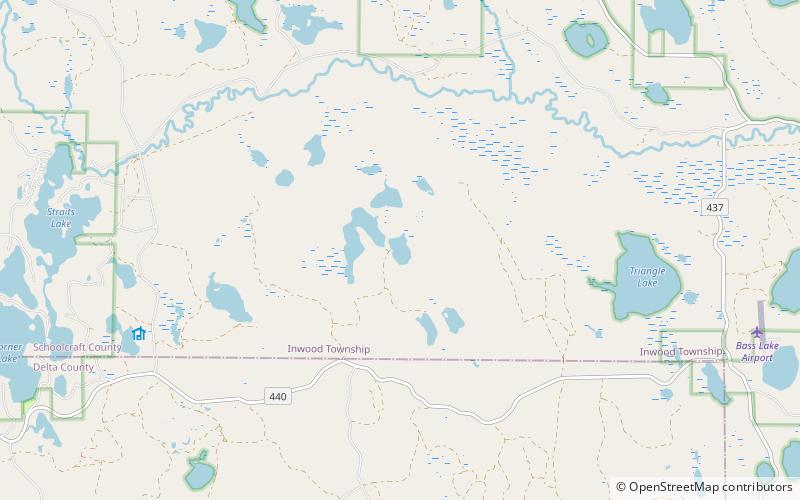 lake nineteen grand island national recreation area location map