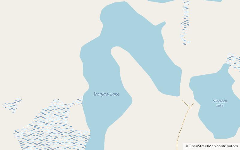 ironjaw lake grand island national recreation area location map