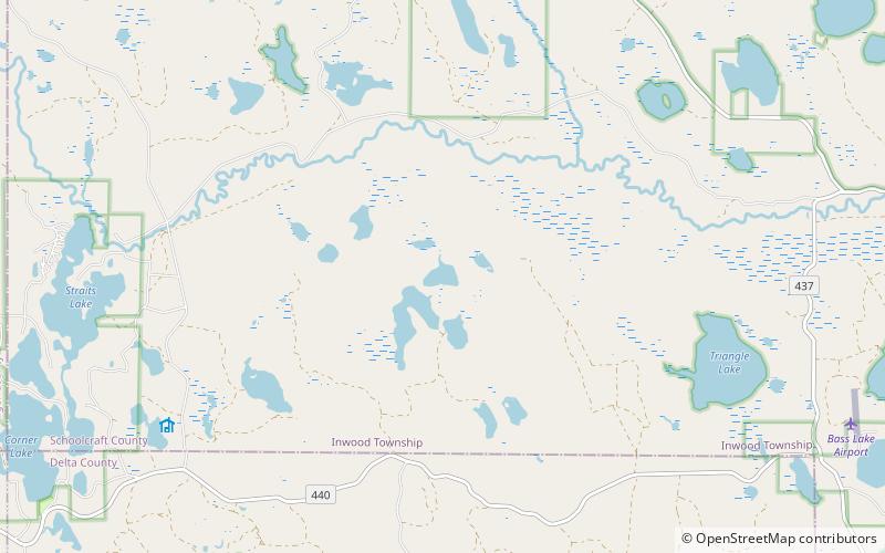 verdant lake grand island national recreation area location map