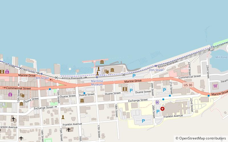 USS Knapp location map
