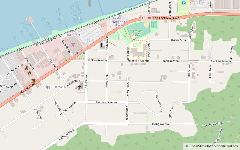 Gustavus Holmes House location map