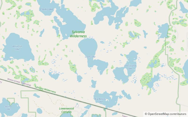 Loon Lake location map