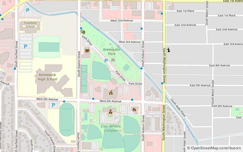 East Benton County Historical Museum location map