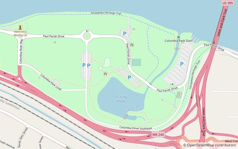 Columbia Park location map