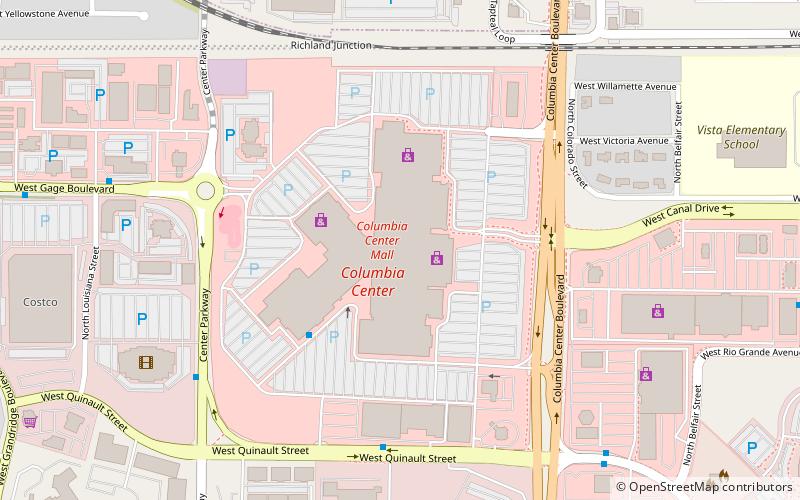 Columbia Center Mall location map