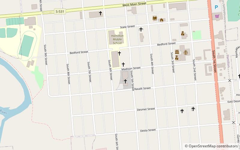 Charles Granke House location map