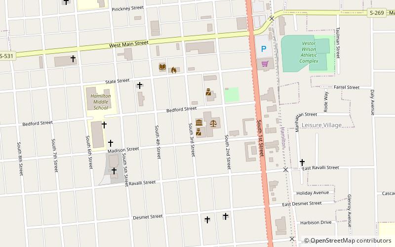 Ravalli County Museum location map