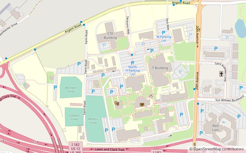 Columbia Basin College location map