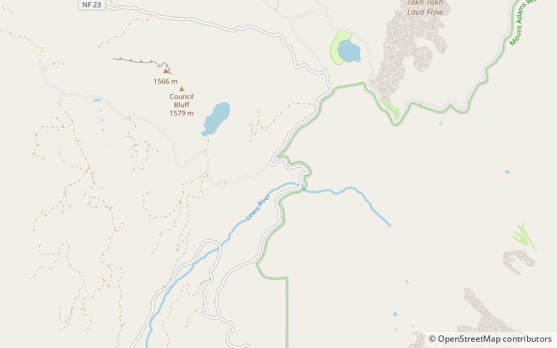 Babyshoe Falls location map