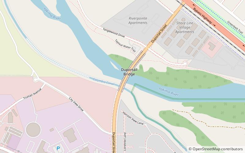 Duportail Bridge location map