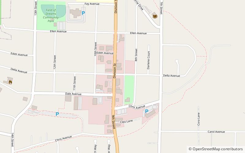 Benton City location map