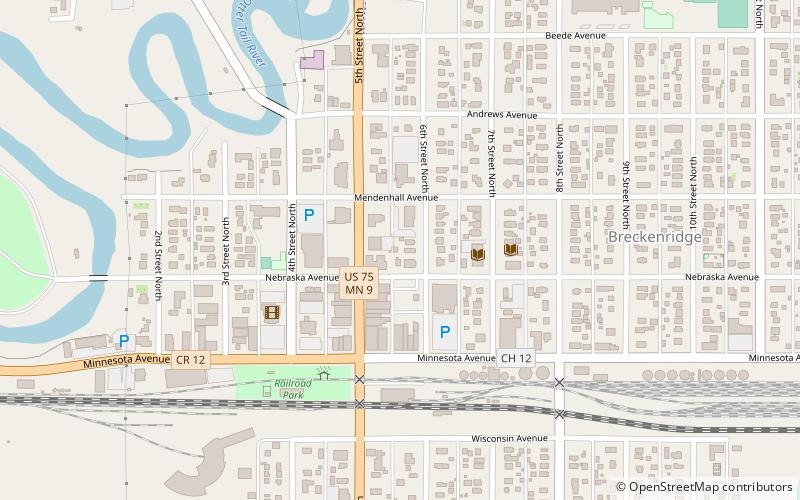 Breckenridge location map