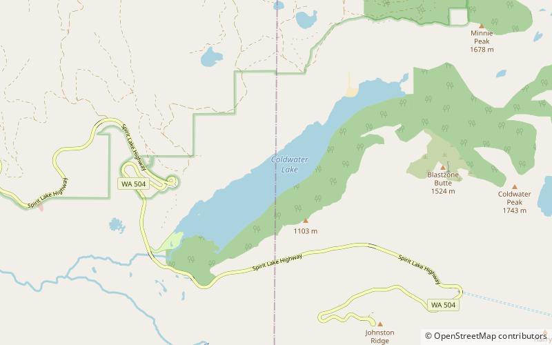 Coldwater Lake location map