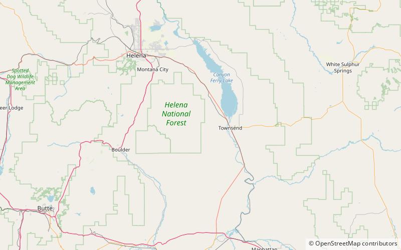 Crow Creek Water Ditch location map