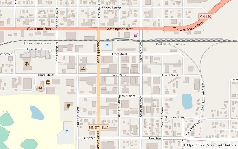Parker Building location map