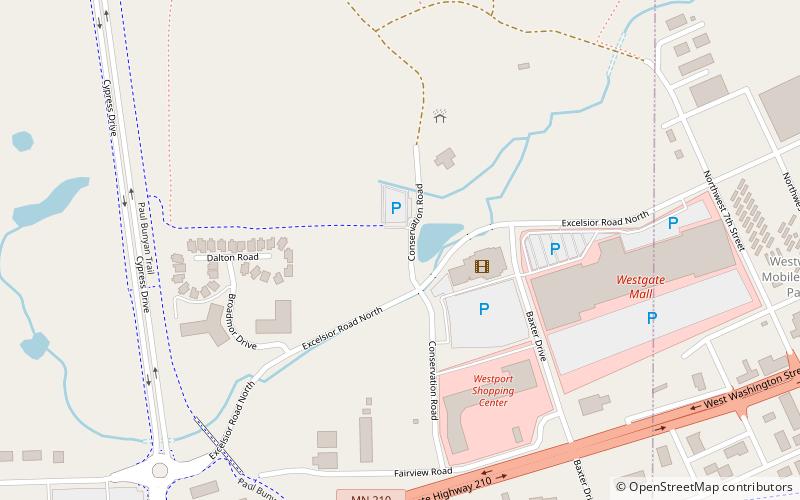 Northland Arboretum location map