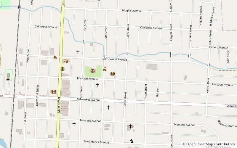 William K Kohrs Memorial Library location map