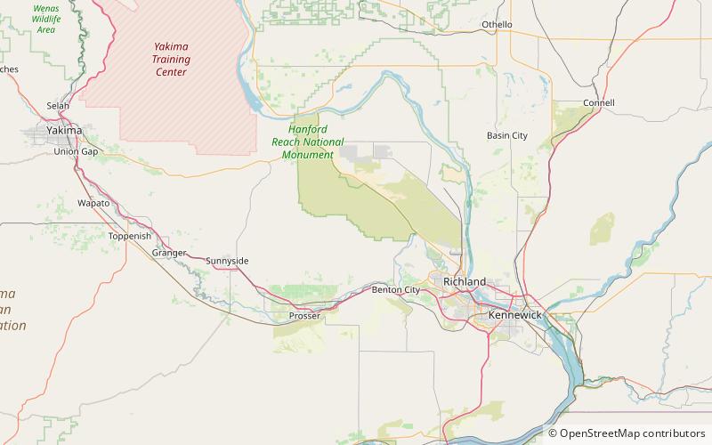 Rattlesnake Mountain location map