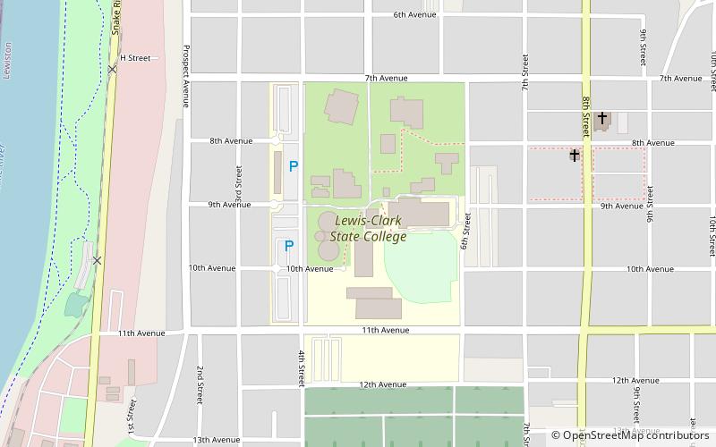 Lewis-Clark State College location map