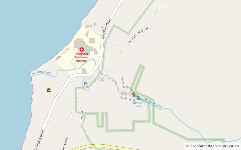 Schoolcraft Furnace Site location map