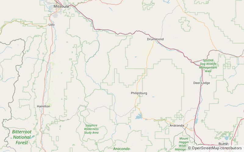 John Long Mountains location map