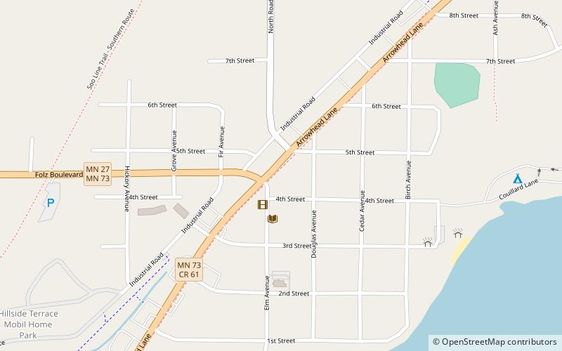 Moose Lake Public Library location map