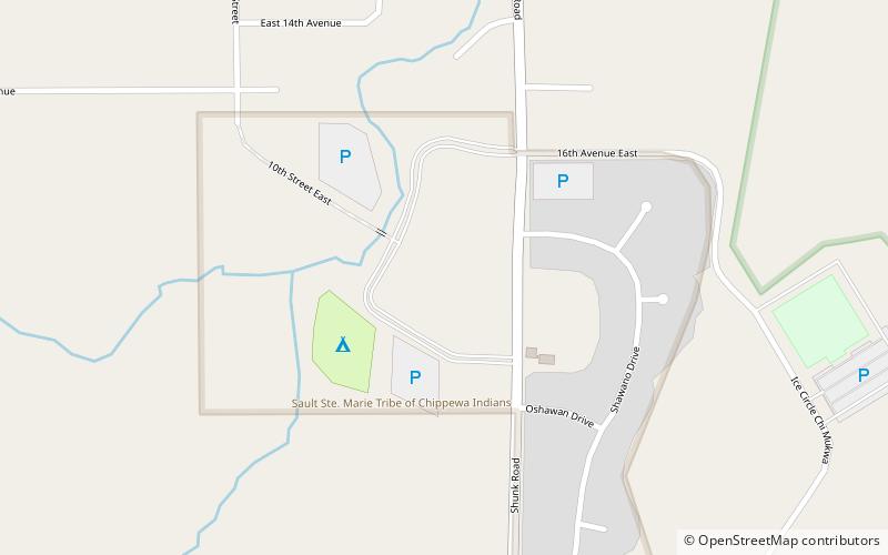 Kewadin Casino location map