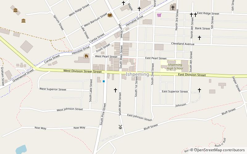 Ishpeming Municipal Building location map
