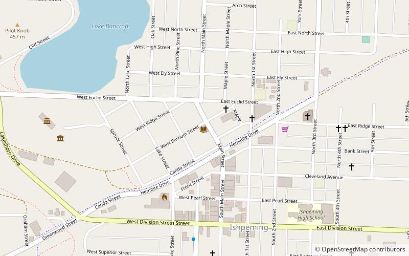 Ishpeming Carnegie Public Library location map