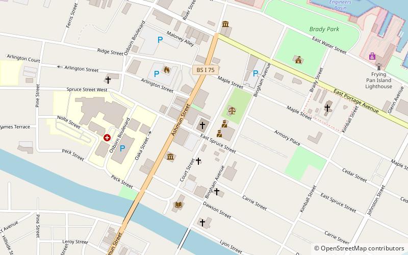 Central Methodist Episcopal Church location map