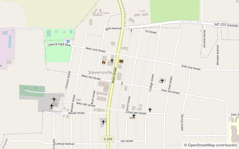 IOOF Hall location map