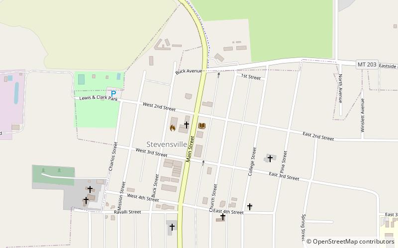 North Valley Public Library location map