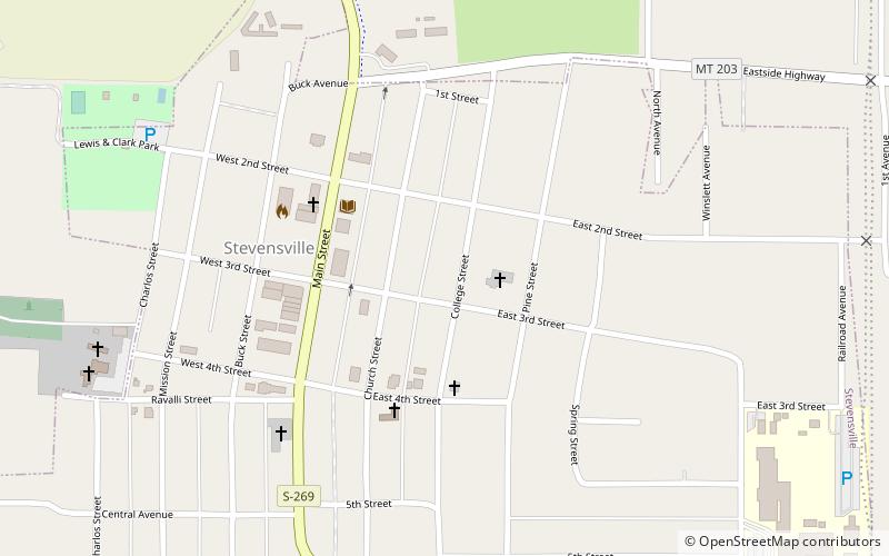Albert May House location map