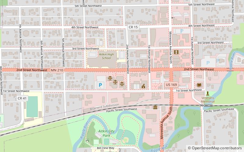 Aitkin County Courthouse and Jail location map