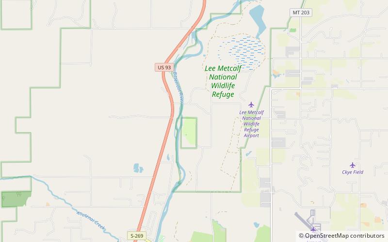 Whitetail Golf Course location map