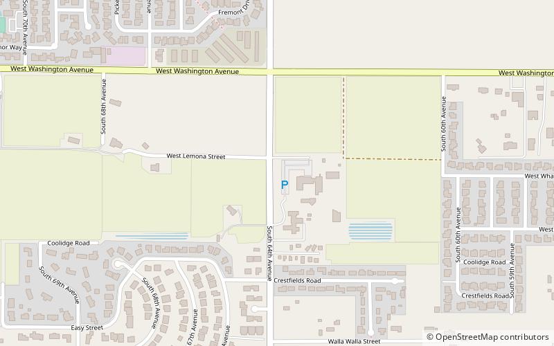 Ahtanum View Corrections Center location map