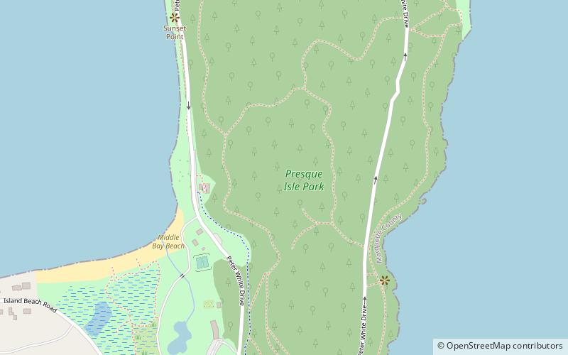 Presque Isle Park location map